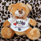 Wild About Personalized Teddy Bear